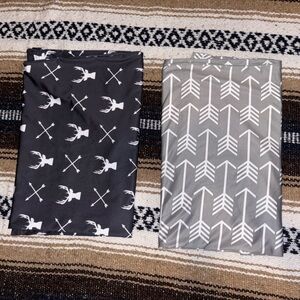 Set of Two Stretch Car seat or Nursing Cover